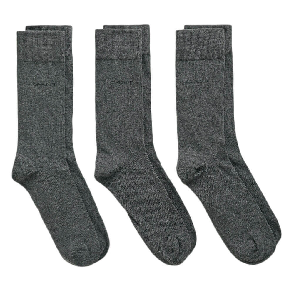 GANT 3 Pack Soft Cotton Socks - Dark-Cactus